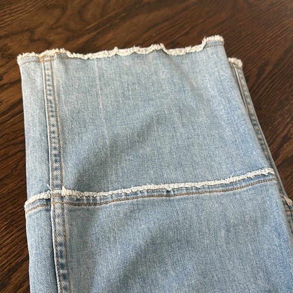 10 Derek lam Crosby wide leg fringe denim size 26 - Picture 3 of 3